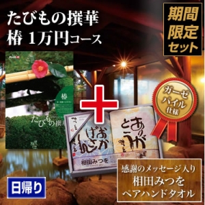 《タオルセット》たびもの撰華 椿(つばき)10000円 《タオルセット》たびもの撰華 椿(つばき)10000円